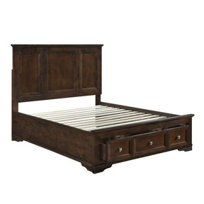 Eunice (3)California King Platform Bed with Footboard Storage - Storage - Half Price Furniture