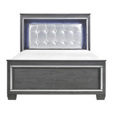Homelegance Allura Full Panel Bed in Gray 1916FGY-1* Half Price Furniture