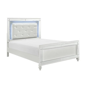 Alonza (3)Eastern King Bed, LED Lighting - Lighting - Half Price Furniture