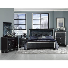 Allura (3)Queen Bed, LED Lighting - Lighting - Half Price Furniture
