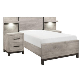 Zephyr 5pc Set Twin Wall Bed (TB+2NS+2NS-P) Half Price Furniture