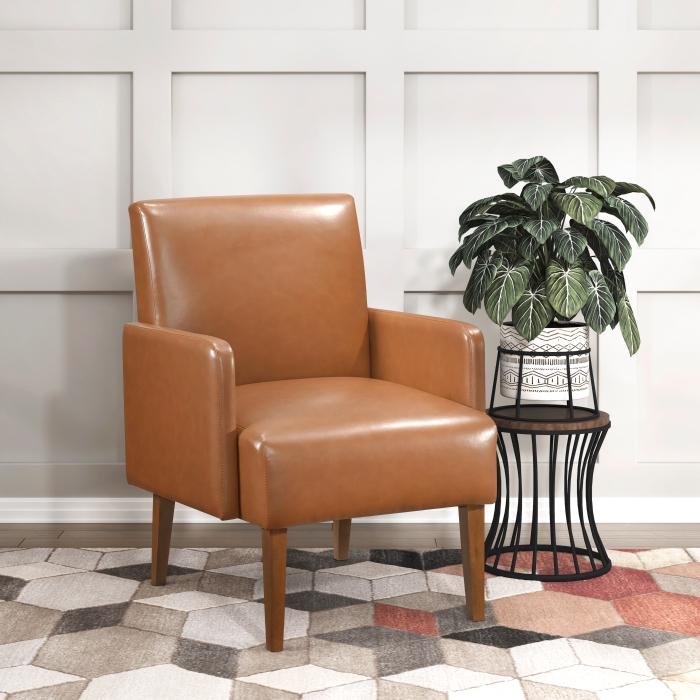 1246BRW-1-Seating Accent Chair - Chair - Half Price Furniture