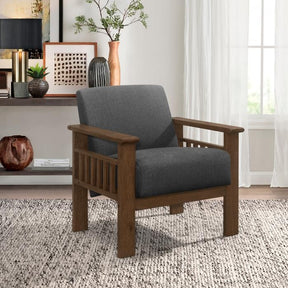 Helena Accent Chair with Storage Arms - Chair - Half Price Furniture