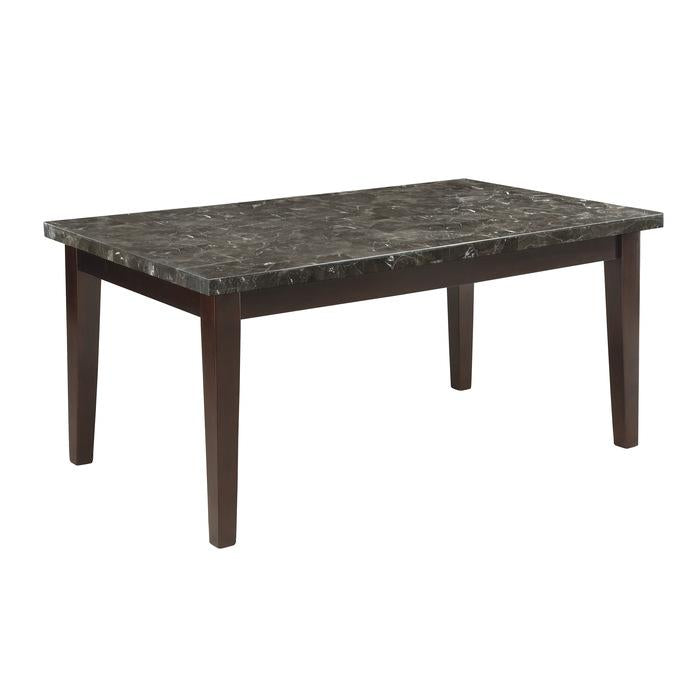 Decatur Dining Table, Marble Top Half Price Furniture
