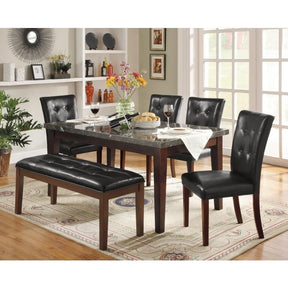 Decatur Dining Table, Marble Top Half Price Furniture
