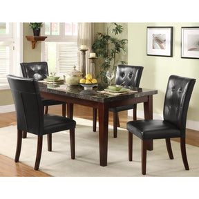 Decatur Dining Table, Marble Top Half Price Furniture