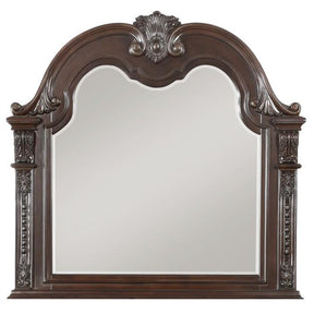 Homelegance Cavalier Mirror in Dark Cherry 1757-6 Half Price Furniture