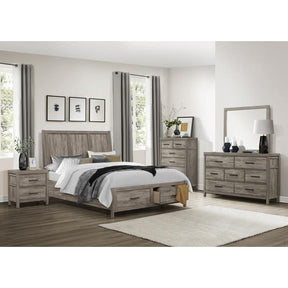 Bainbridge (3) California King Platform Bed with Footboard Storage - Storage - Half Price Furniture