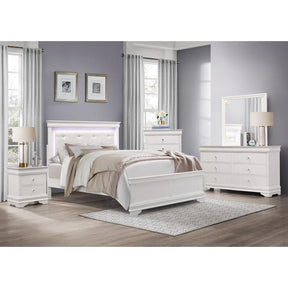 Lana (2) Queen Bed with LED Lighting - Lighting - Half Price Furniture