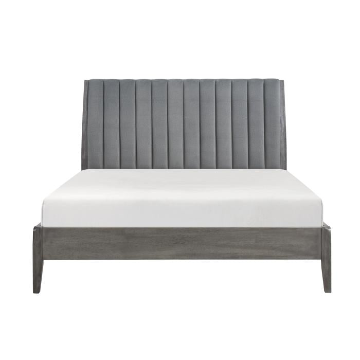 Dade Queen Platform Bed Half Price Furniture