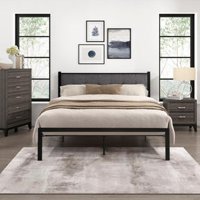 Samuel Queen Platform Bed - Bed - Half Price Furniture