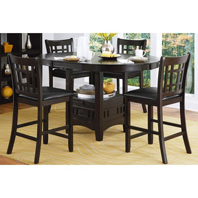 Junipero Round / Oval Counter Height Table with Storage Base - Table - Half Price Furniture