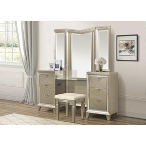 Bijou Vanity Stool - Vanity Stool - Half Price Furniture
