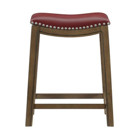 5682RED-24 - 24 Counter Height Stool, Red Half Price Furniture