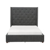 5877GY-1* - (2)Queen Platform Bed Half Price Furniture