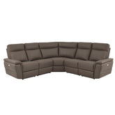 8308*5C1PW - (5)5-Piece Modular Power Reclining Sectional Half Price Furniture