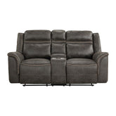9426-2 - Double Reclining Love Seat with Center Console Half Price Furniture