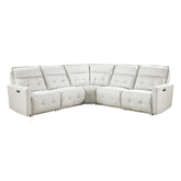 9444HMP*5SCPWH - (5)5-Piece Modular Power Reclining Sectional with Power Headrests Half Price Furniture
