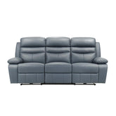 9628BUE-3PW - Power Double Reclining Sofa Half Price Furniture