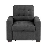 9916DG-1 - Chair with Pull-out Ottoman Half Price Furniture