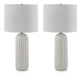 Clarkland Table Lamp (Set of 2) - Lamp - Half Price Furniture