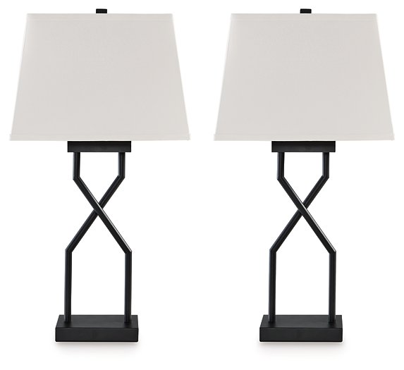 Brookthrone Table Lamp (Set of 2) Brookthrone Table Lamp (Set of 2) Half Price Furniture