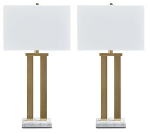Coopermen Table Lamp (Set of 2) - Lamp Set - Half Price Furniture
