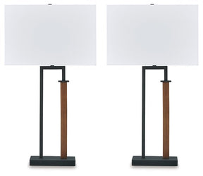 Voslen Table Lamp (Set of 2)  Half Price Furniture