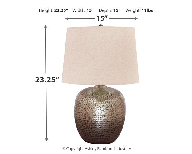 Magalie Table Lamp - Half Price Furniture