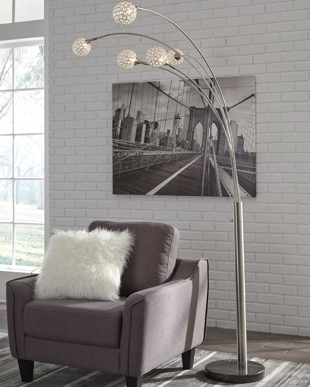 Winter Arc Lamp  Half Price Furniture