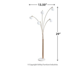 Taliya Arc Lamp - Half Price Furniture