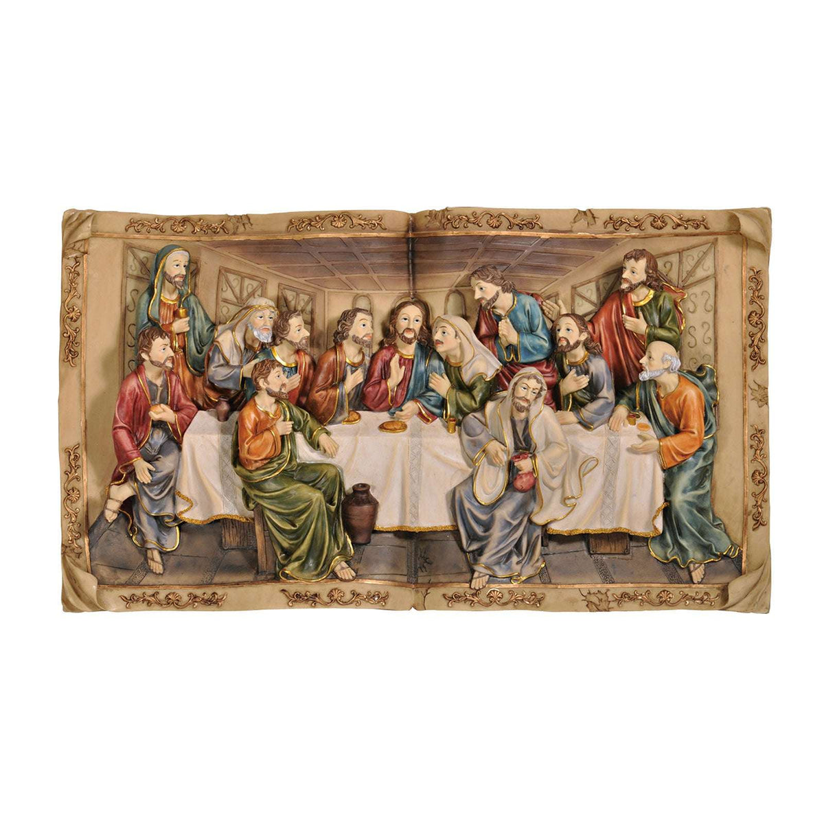 Homili Multi Last Supper Plaque - Wall Art - Half Price Furniture