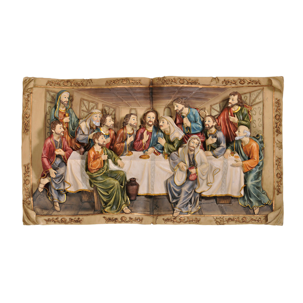 Homili Multi Last Supper Plaque - Wall Art - Half Price Furniture
