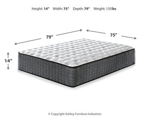 Ultra Luxury Firm Tight Top with Memory Foam Mattress and Base Set - Half Price Furniture