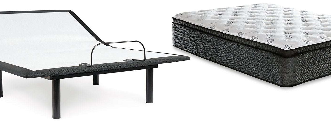 Ultra Luxury ET with Memory Foam Mattress and Base Set Half Price Furniture