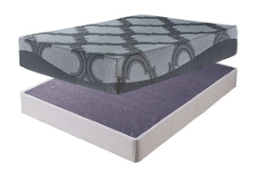 12 Inch Ashley Hybrid Mattress Set - Half Price Furniture