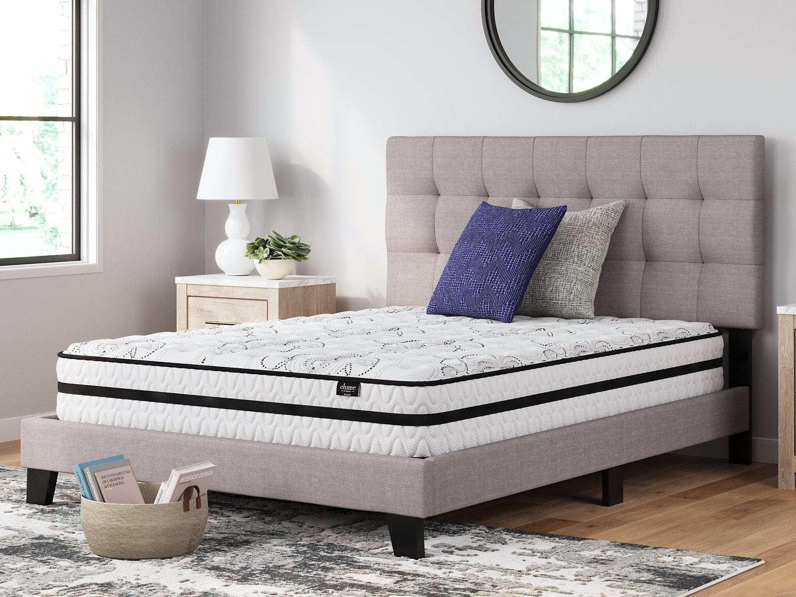 Chime 10 Inch Hybrid 2-Piece Mattress Set - Mattress Set - Half Price Furniture