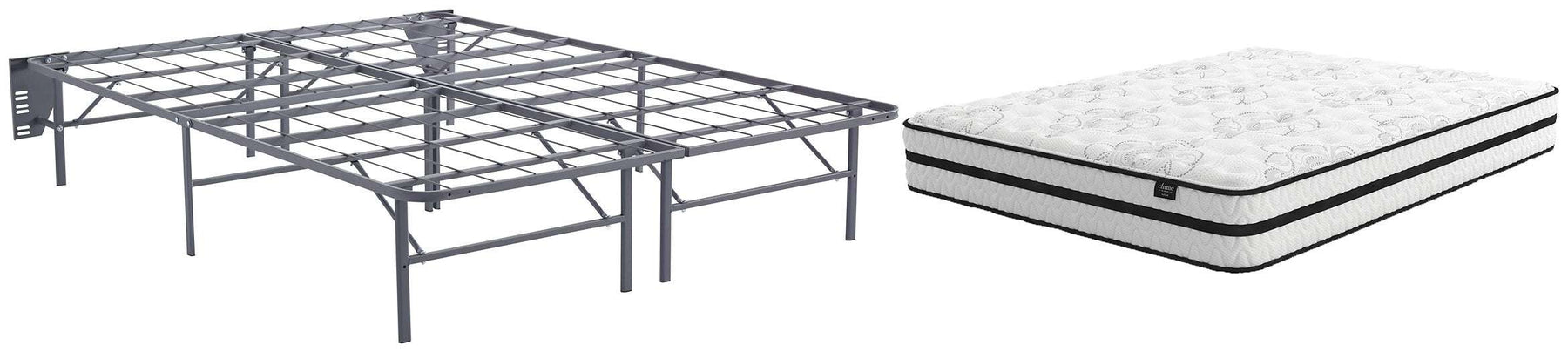 Chime 10 Inch Hybrid 2-Piece Mattress Set - Mattress Set - Half Price Furniture