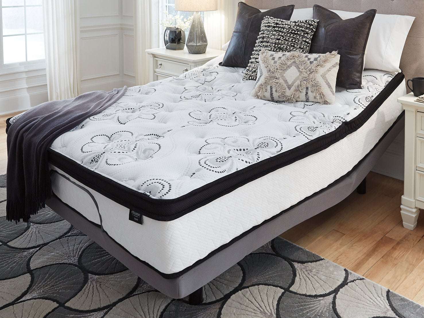 Chime 12 Inch Hybrid 2-Piece Mattress Set - Mattress Set - Half Price Furniture