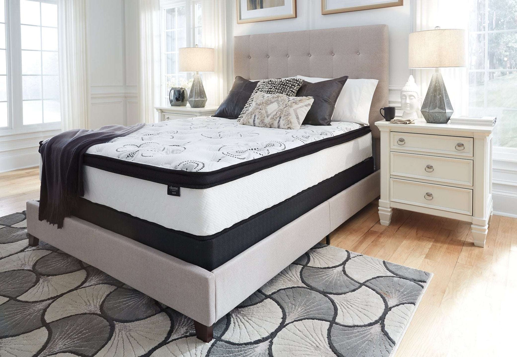 Chime 12 Inch Hybrid Mattress in a Box - Mattress - Half Price Furniture