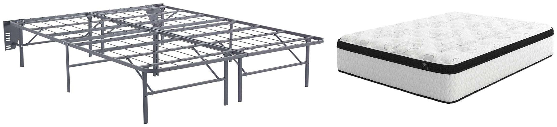 Chime 12 Inch Hybrid 2-Piece Mattress Set - Mattress Set - Half Price Furniture