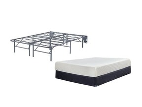 10 Inch Chime Memory Foam Mattress Set - Mattress Set - Half Price Furniture