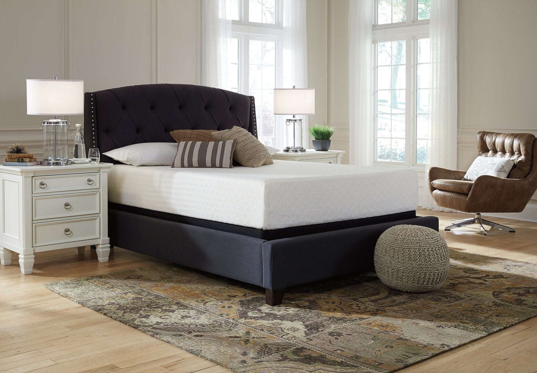 Chime 12 Inch Memory Foam Mattress in a Box - Mattress - Half Price Furniture