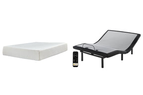 Chime 12 Inch Memory Foam Mattress Set - Mattress Set - Half Price Furniture