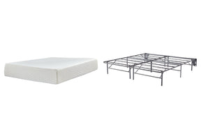 Chime 12 Inch Memory Foam Mattress Set - Mattress Set - Half Price Furniture