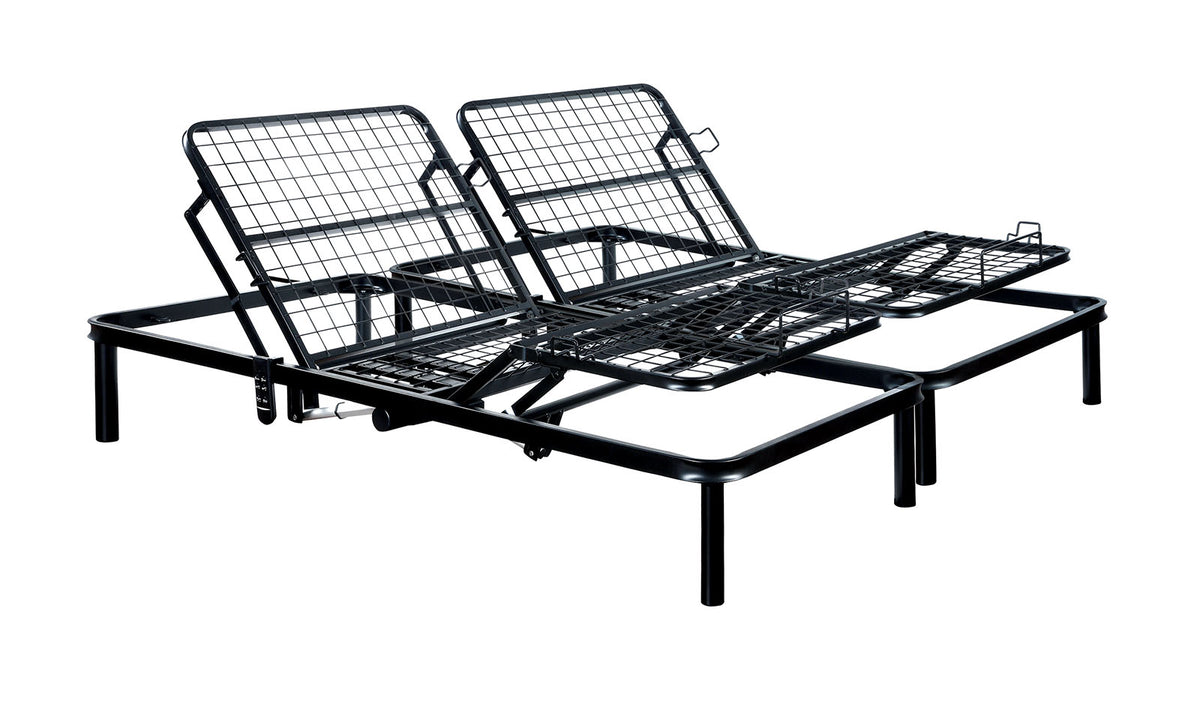 FRAMOS Black Adjustable Bed Frame - E.King - Half Price Furniture