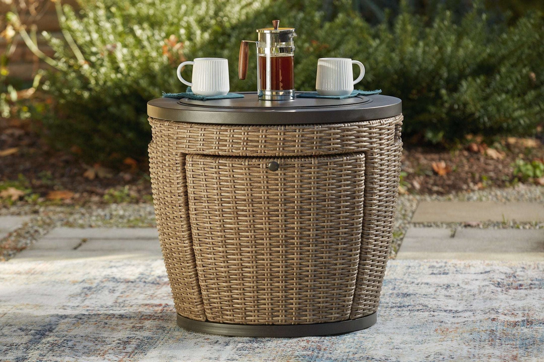 Malayah Fire Pit Half Price Furniture
