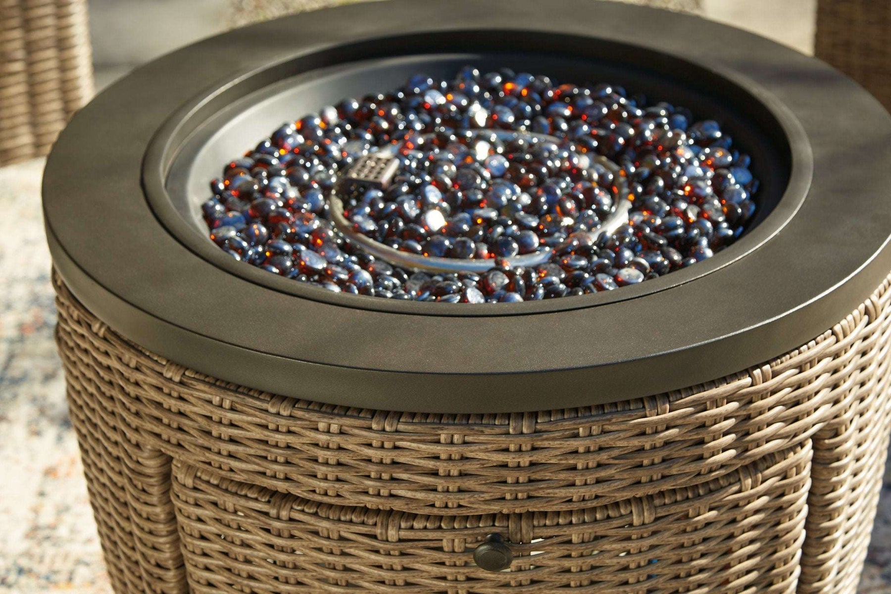 Malayah Fire Pit Half Price Furniture