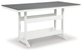 Transville Outdoor Counter Height Dining Table Half Price Furniture