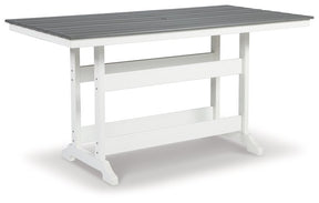 Transville Outdoor Counter Height Dining Table Half Price Furniture